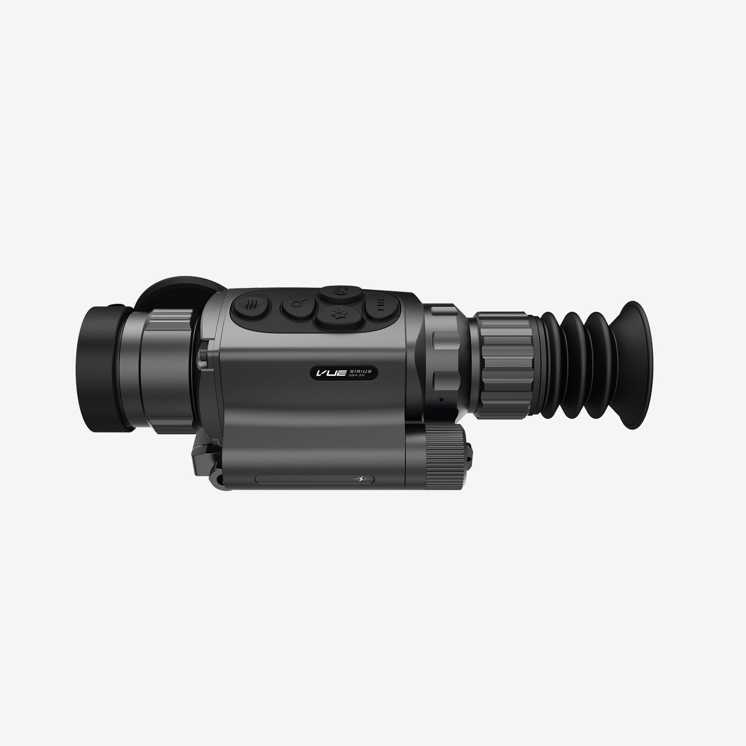 VUE Sirius 384-35 Thermal Scope High Resolution Thermal Imaging Rifle Scope for Hunting with 384x288 Sensor, 1800 Yards Detection Range and 3.5X Base Magnification, RAV